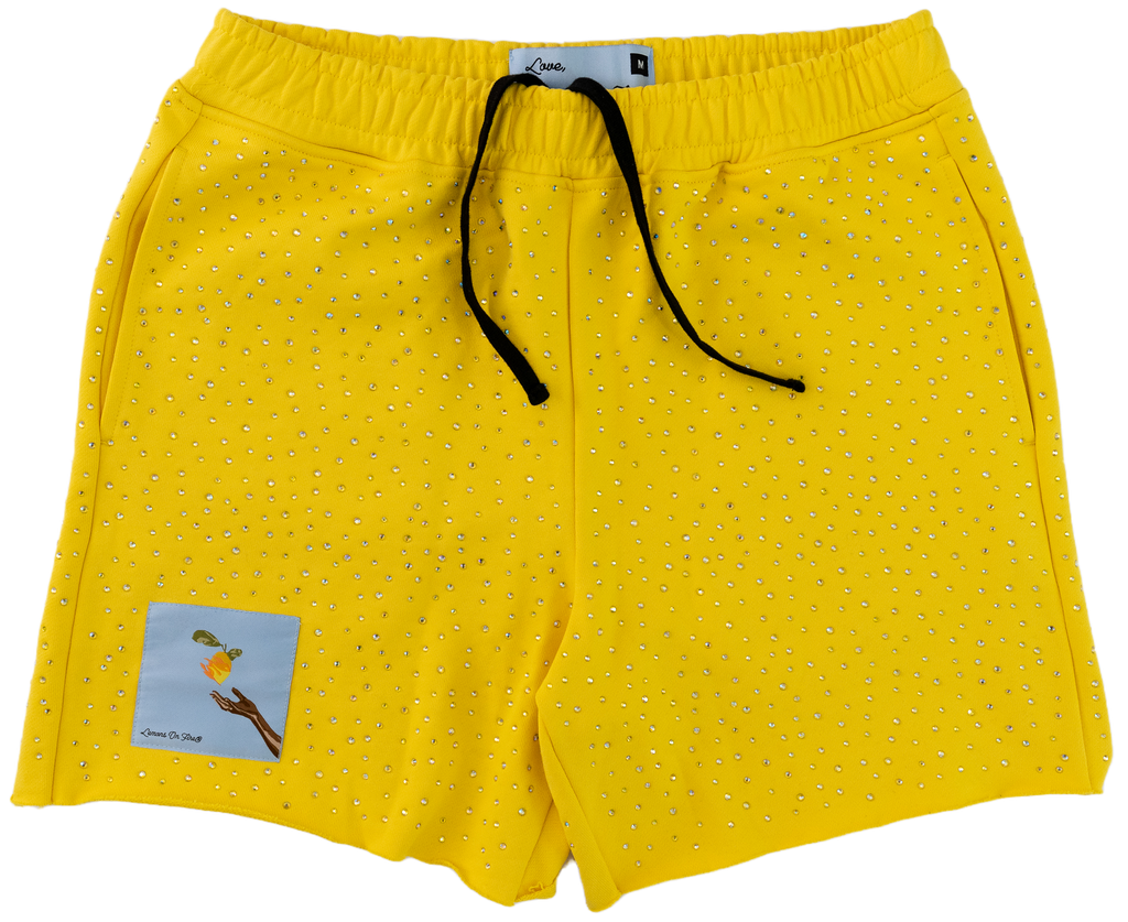 Yellow Diamond Shorts